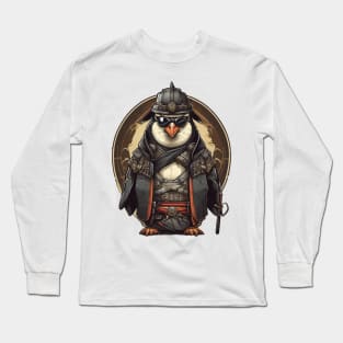 Samurai Penguin Long Sleeve T-Shirt